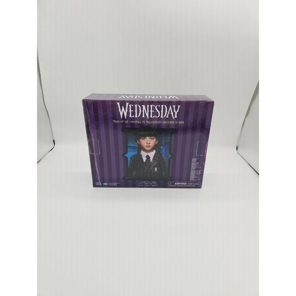 Just Play Wednesday Addams Dress Up Set Nevermore Academy Uniform Kids NEW